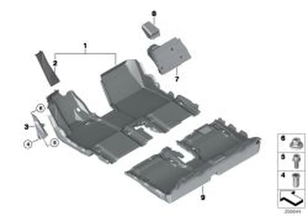 BMW G12 I01 ISA Bağlantı Cıvatası 07129903749