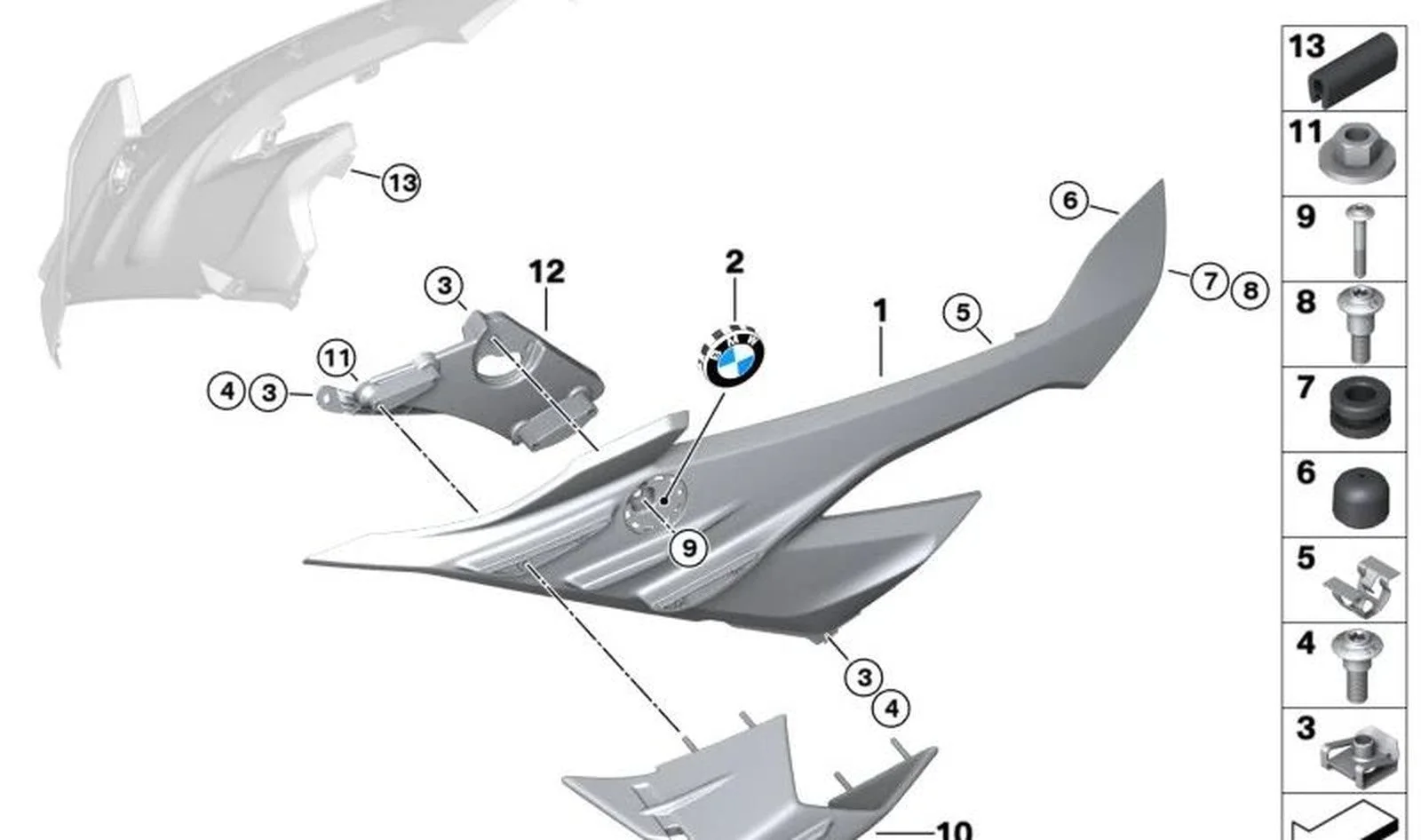 BMW F23 F25 F33 F83… Altı Köşe Bağlantı Somunu 07129904997