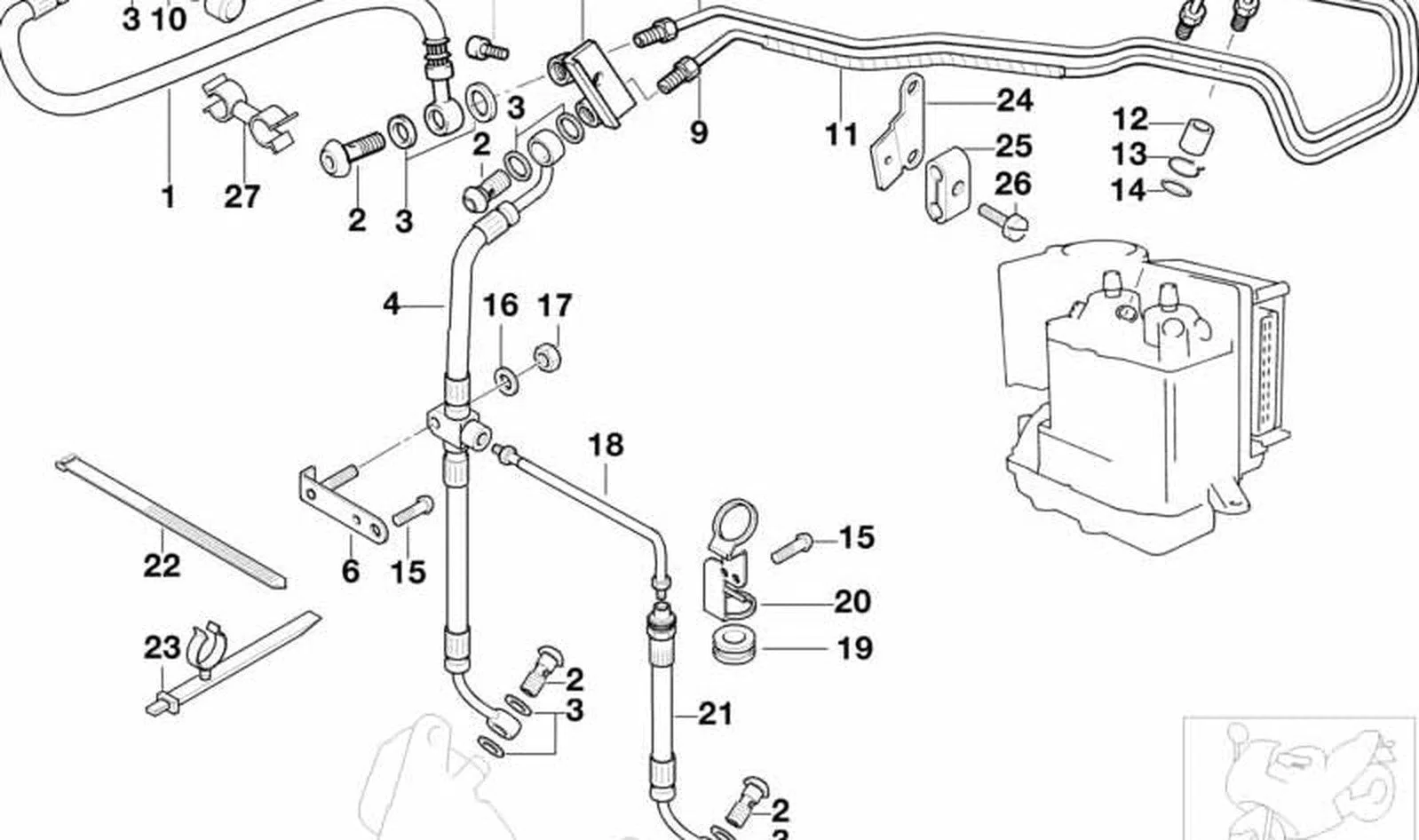 BMW F15 F16 F85 F86… ISA Cıvatası M4x16 07129905001