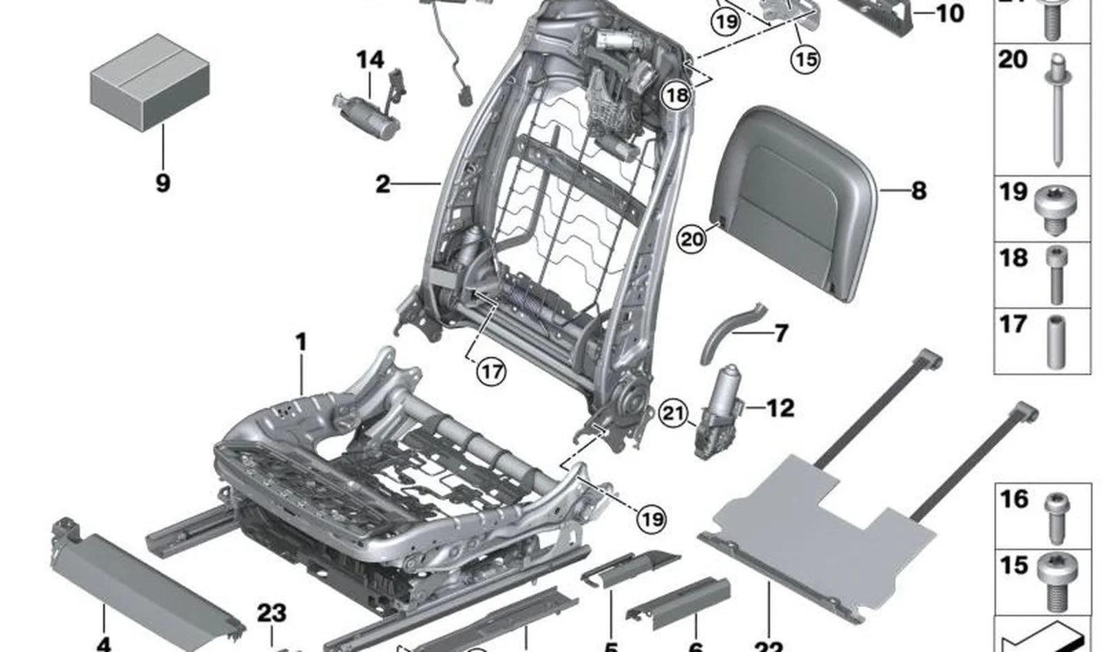 BMW E60 E61 E63 E64… ISA Cıvatası M6x12 07129905037