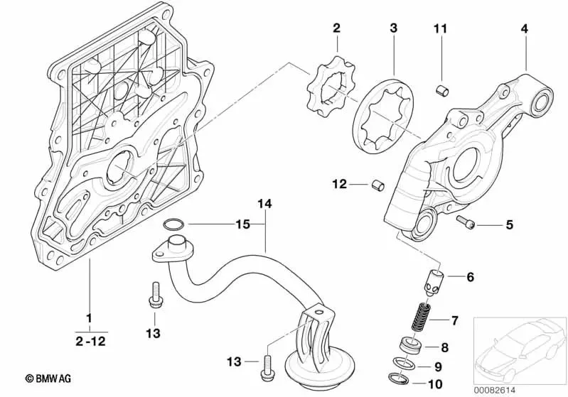 BMW F60 G05 G20 G30 Rondelalı ISA Cıvatası M5x16 07129905535