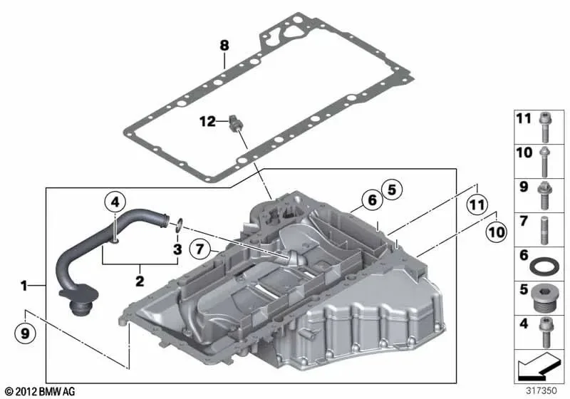 BMW F06 F10 F12 F13 Pim Cıvatası 07129906144