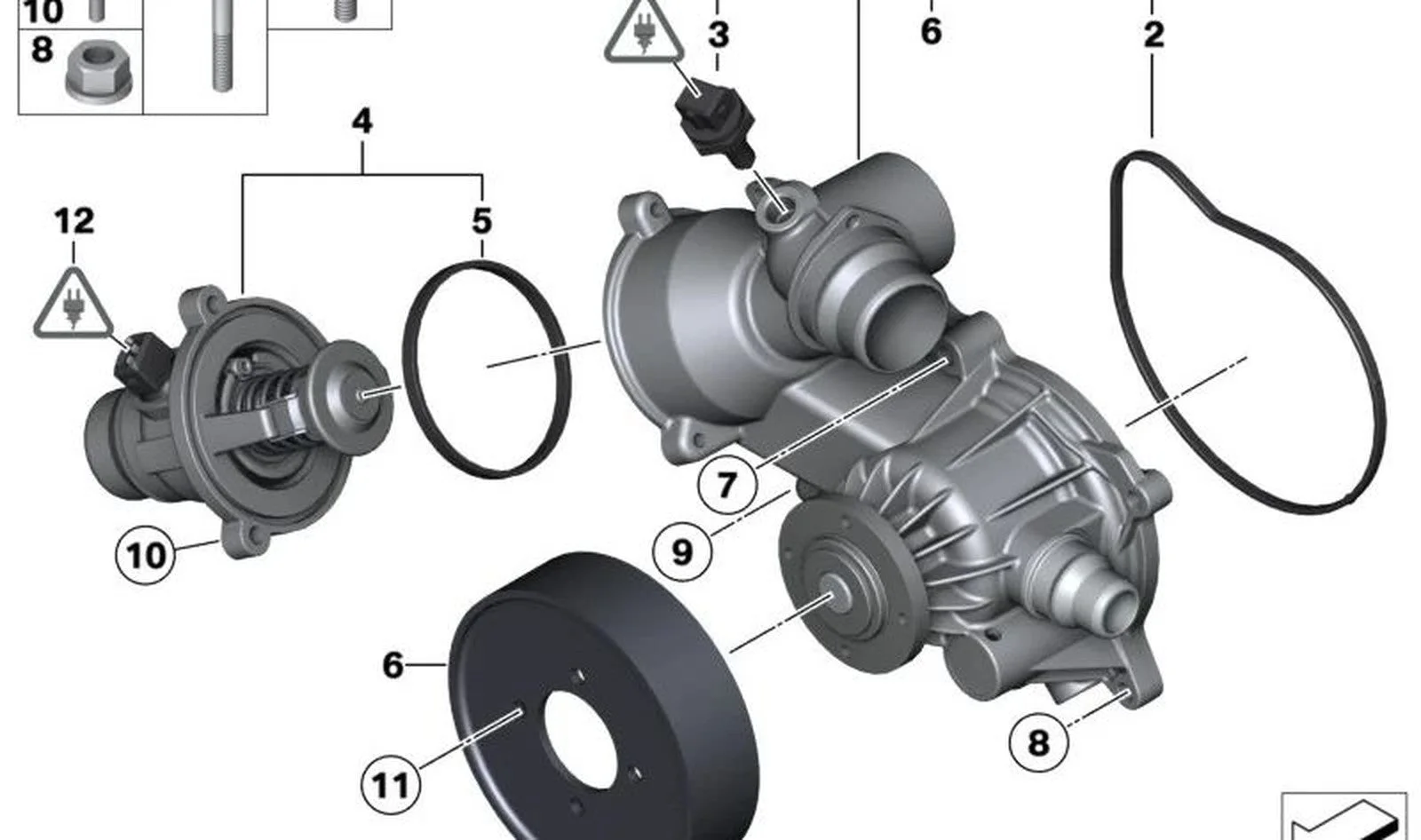 BMW E70 E71 F01 F02… Rondelalı Cıvata 07129906390
