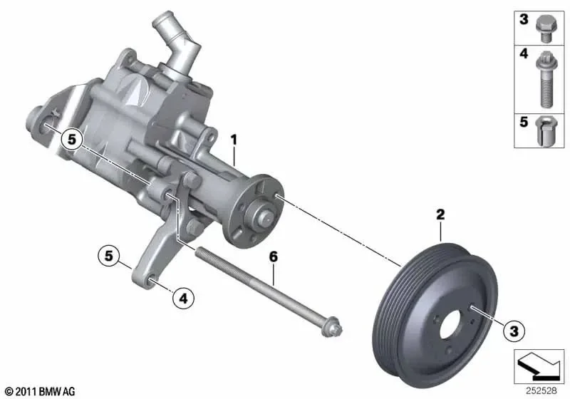 BMW E70 E71 F01 F02… Rondelalı ASA Cıvatası M10x165 07129906983