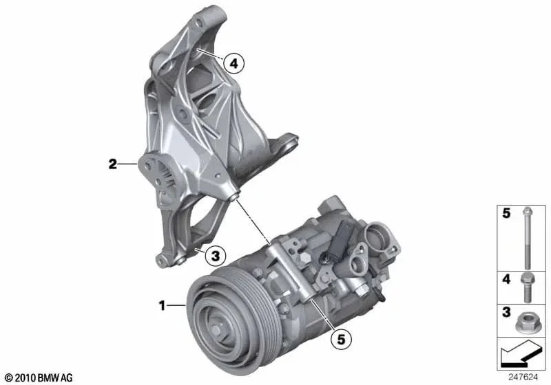 BMW F20 F21 F30 F31 ASA Cıvatası M8x35 07129907036