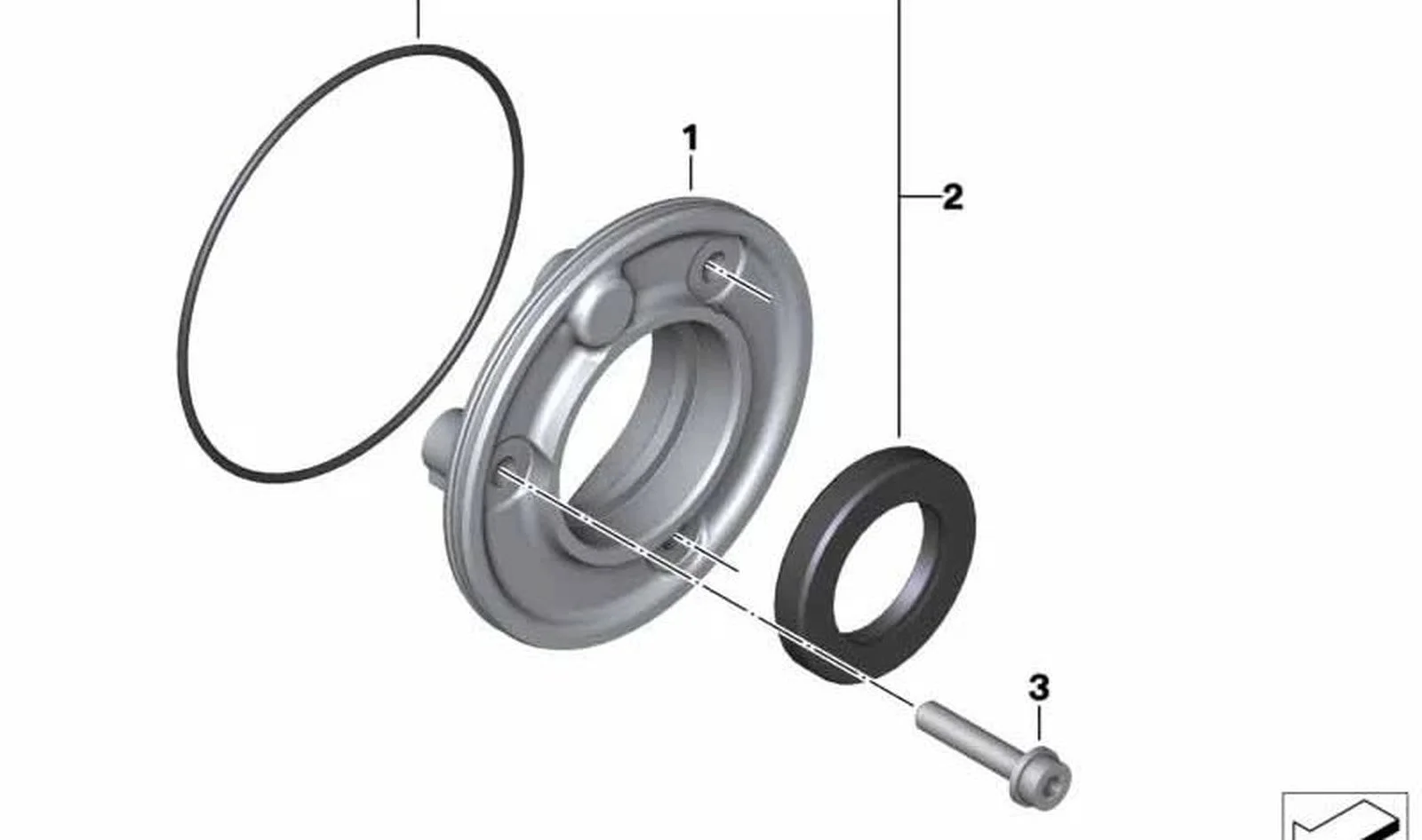 BMW i Serisi I01 ISA Sabitleme Cıvatası 07129907194