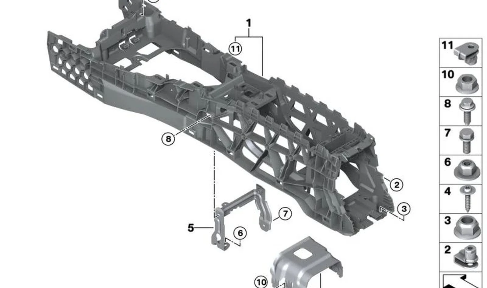 BMW F20 F21 F22 F23… C Tipi Klips Somun 07129907473