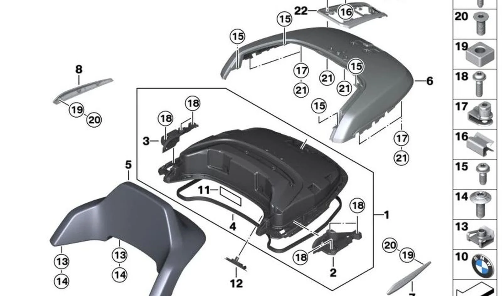 BMW F18 F90 G11 G12… Torx Başlı Cıvata 07129907505