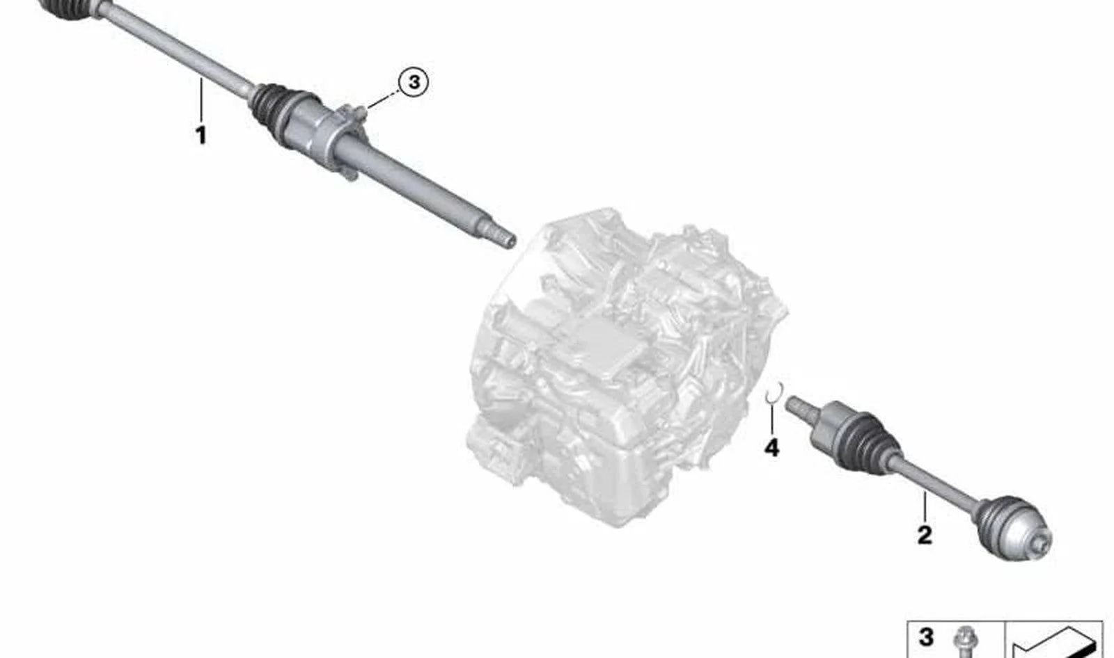 BMW i Serisi I15 M10x25 ASA Başlı Cıvata 07129907534