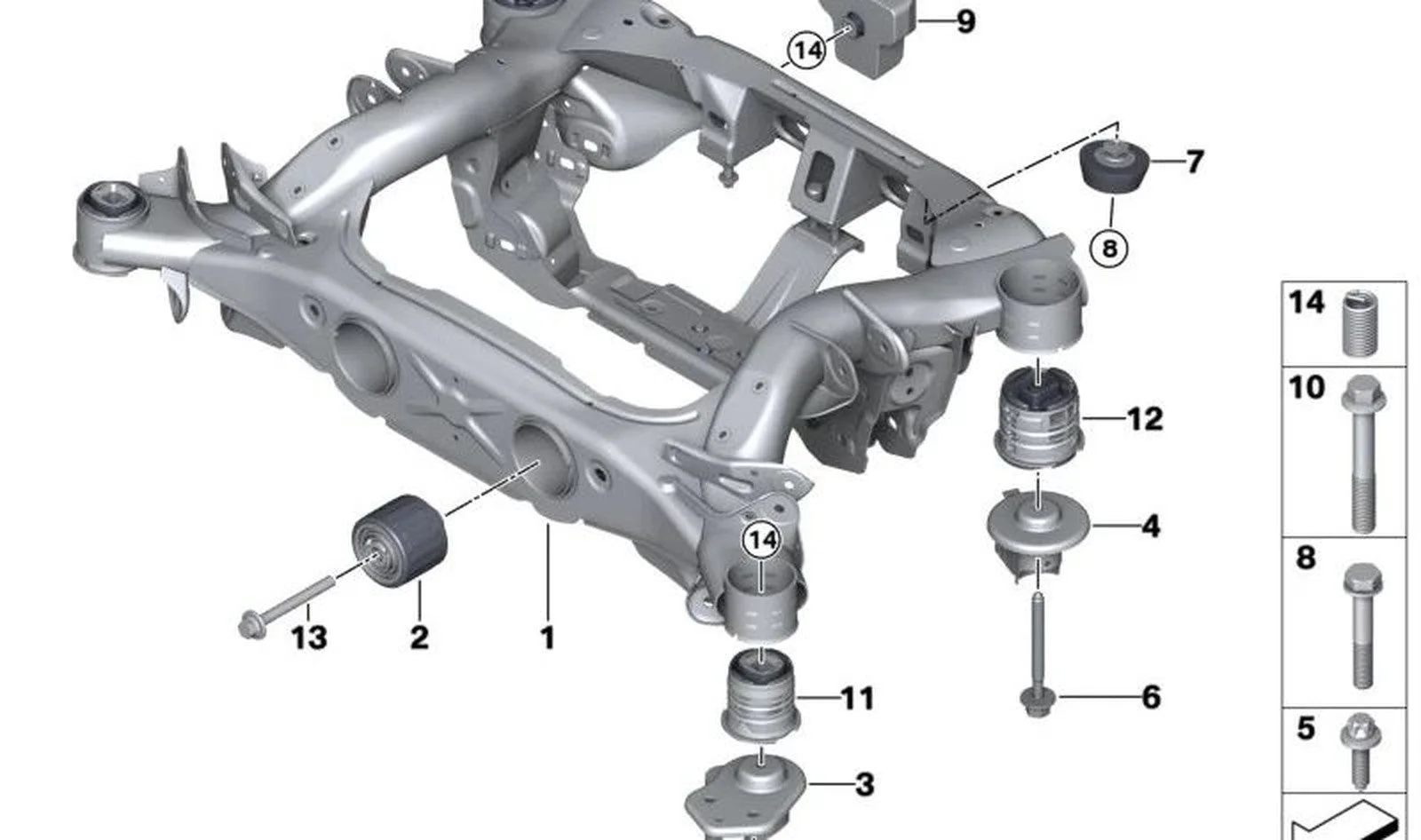 BMW G20 G21 G22 G23… Arka Süspansiyon Dişli Burcu 07129907891