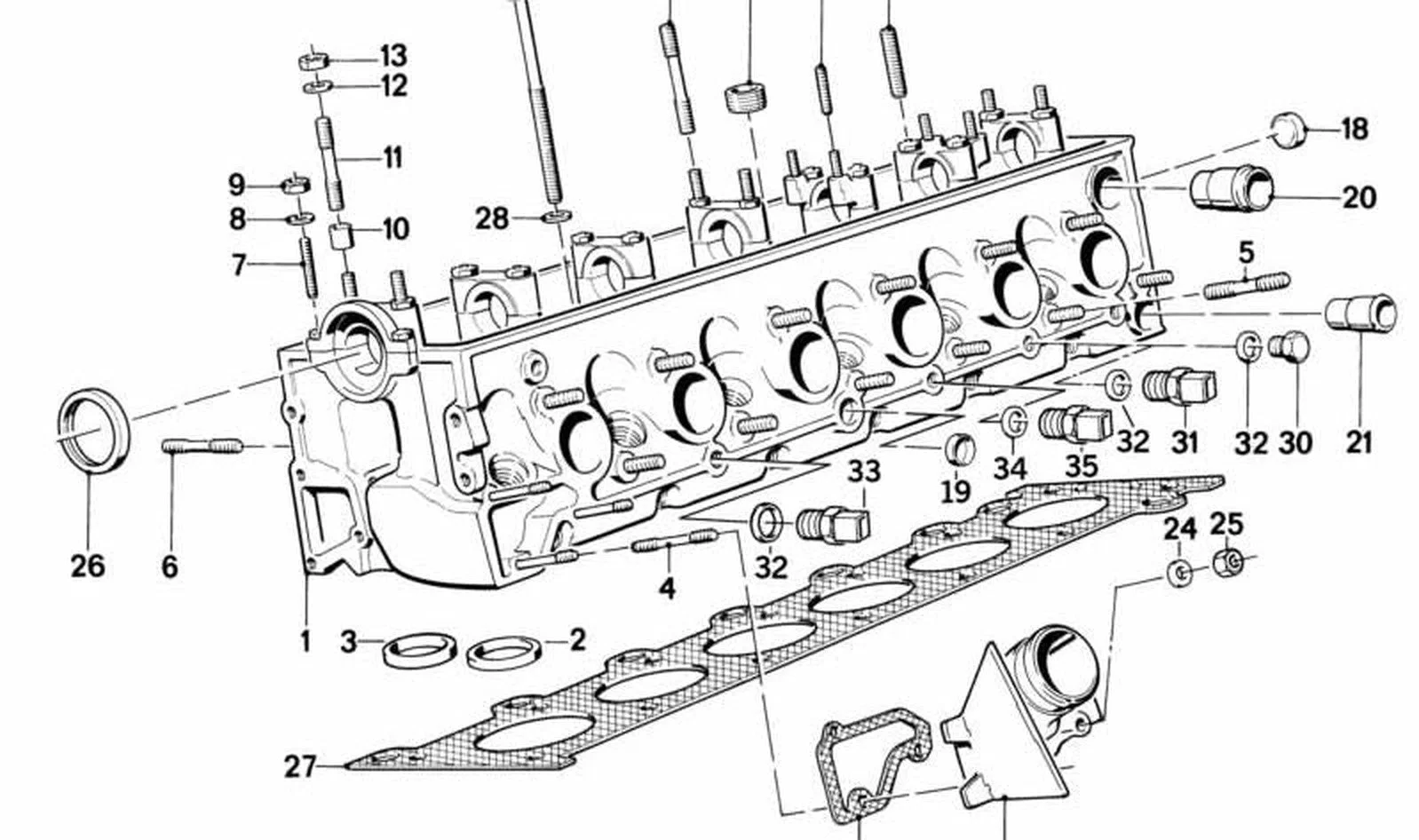 BMW E21 E24 E28 E30… M8x55 Saplama Cıvatası 07129908137