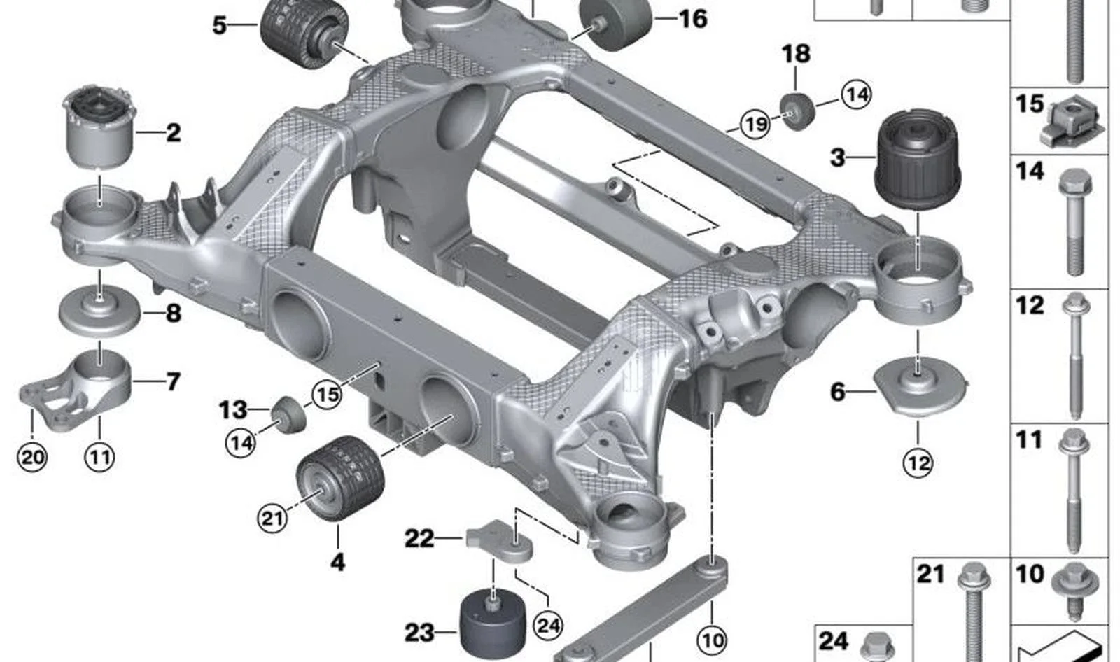 BMW G20 G22 G23 G42… Flanşlı Altıgen Bağlantı Cıvatası 07129908218