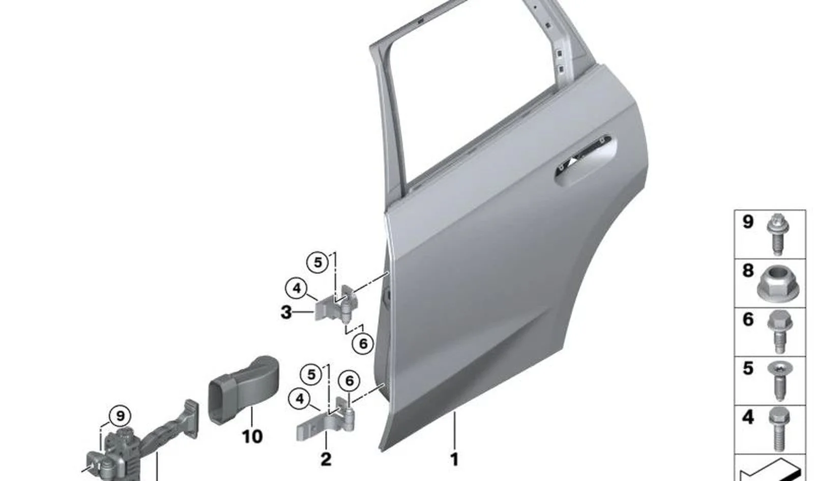 BMW F39 F40 F44 F90… M6 Altıgen Somun 07129909275