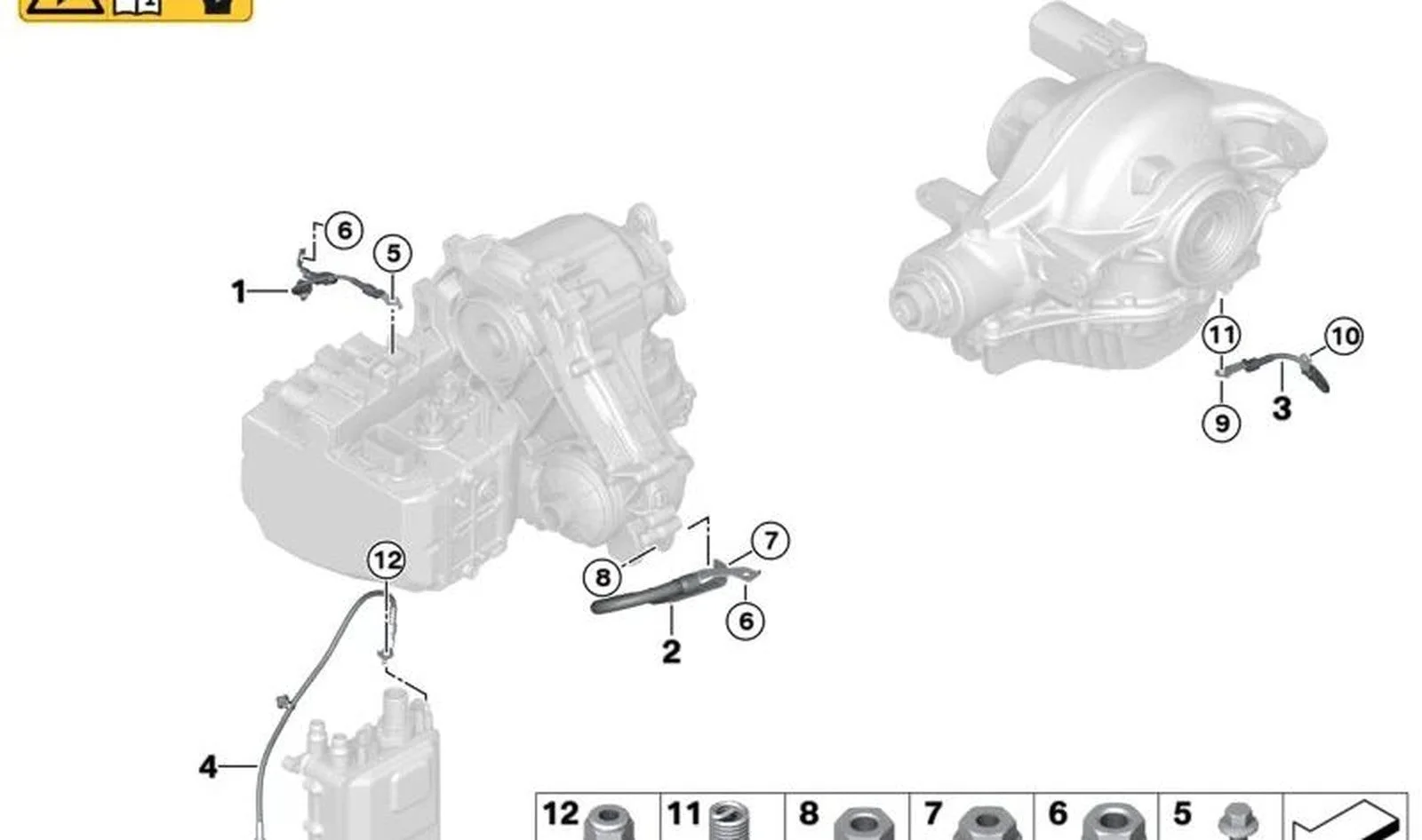 BMW F30 F31 G01 G05… Altı Köşe M6 Somun 07129909412