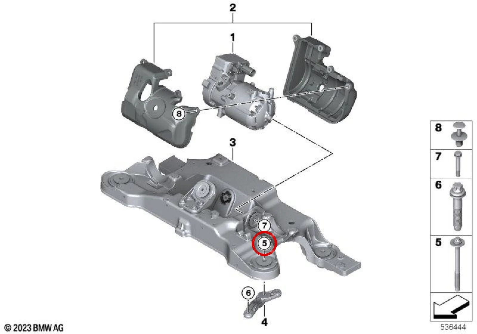 BMW G60 G70 ASA Başlı Cıvata 07129909774