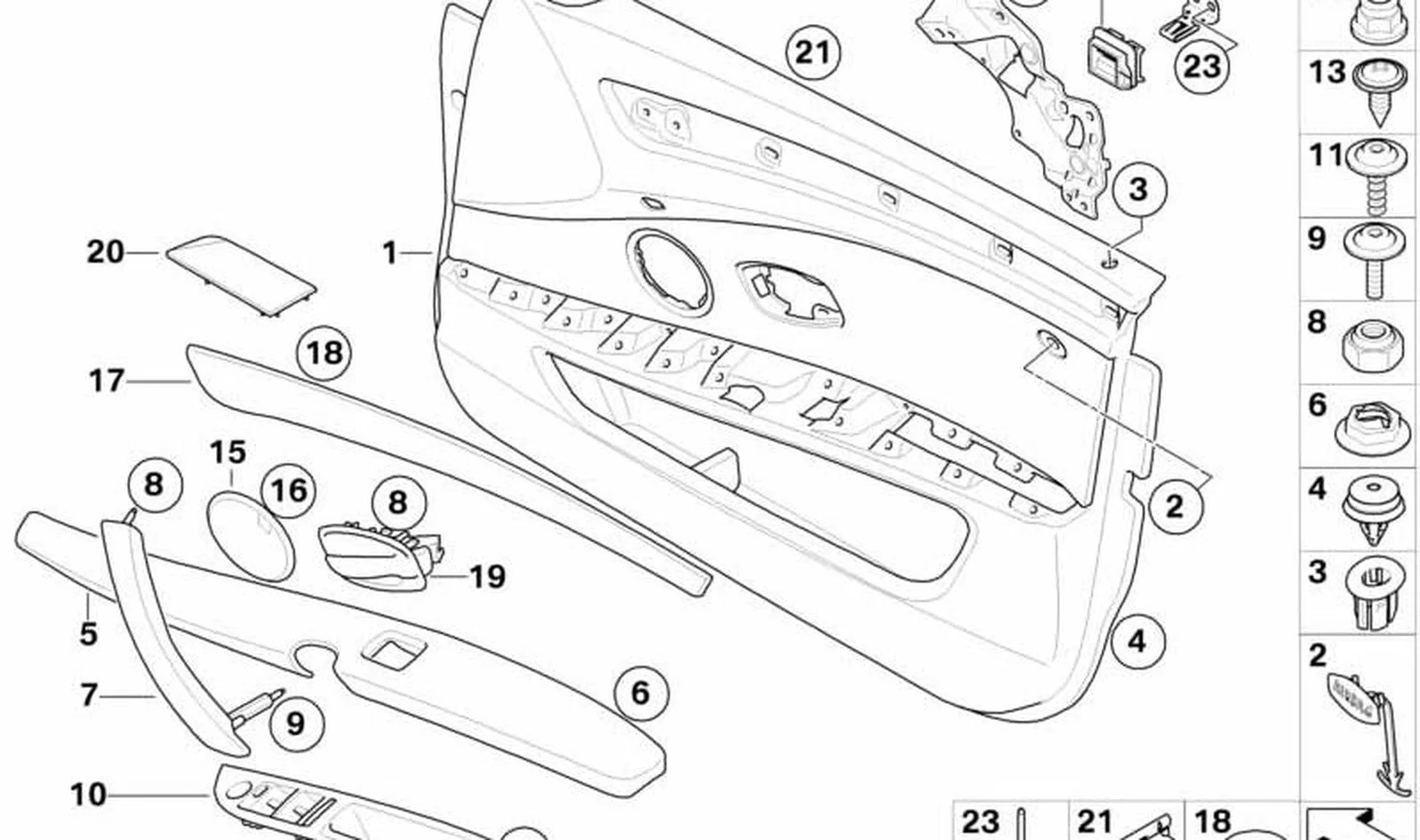 BMW 5 Serisi E60 E61 Kendinden Kilitli Altıgen Somun M4 07146949299