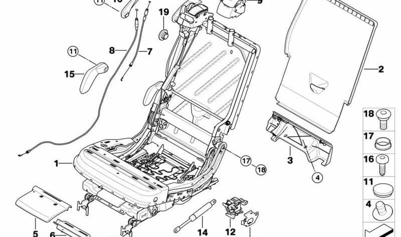 BMW E70 F07 F15 Bombeli Başlı Cıvata 07146974441