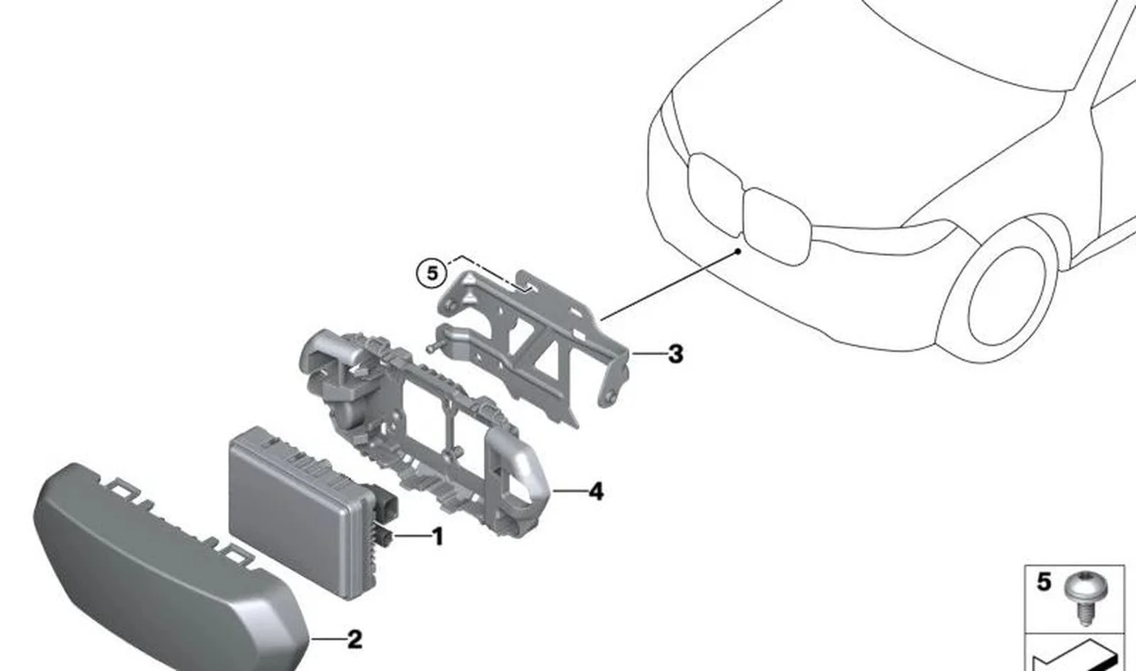 BMW F40 G05 G07 G20… Somunlu Bombeli Başlı Cıvata 07146999225