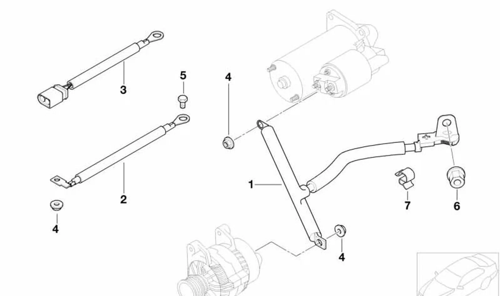 BMW E70 E71 E85 E86… Pullalı Altıgen Cıvata 07147122479