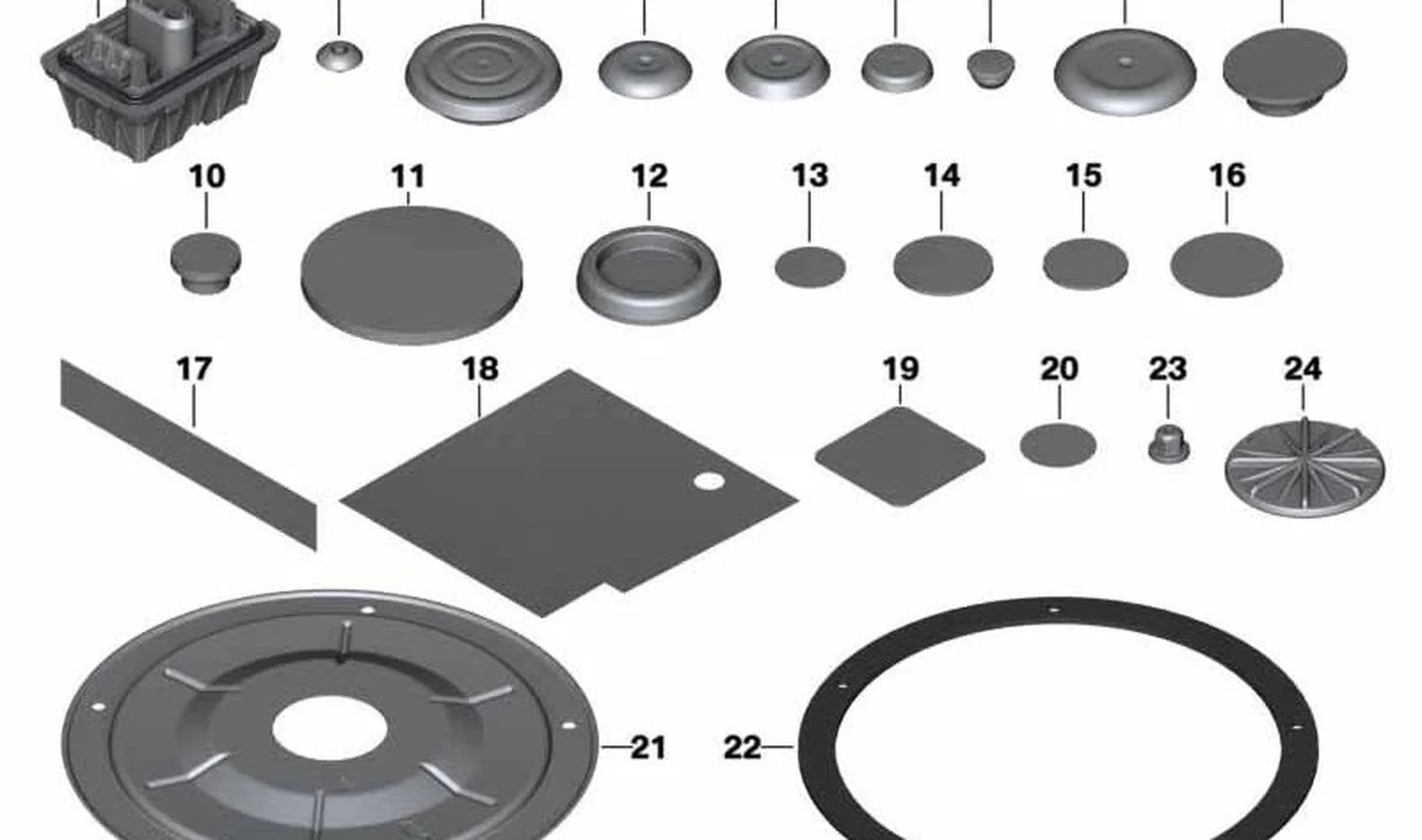 BMW E60 E61 E63 E64… Kör Tapa 40 mm 07147131742