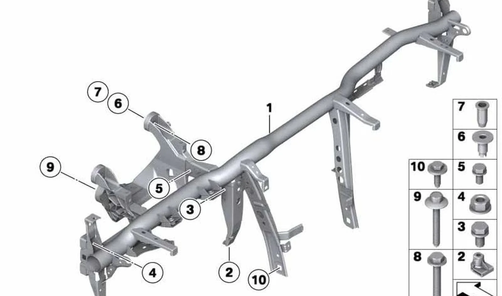 BMW E81 E82 E84 E87… Pullu Altıgen Cıvata 07147135317