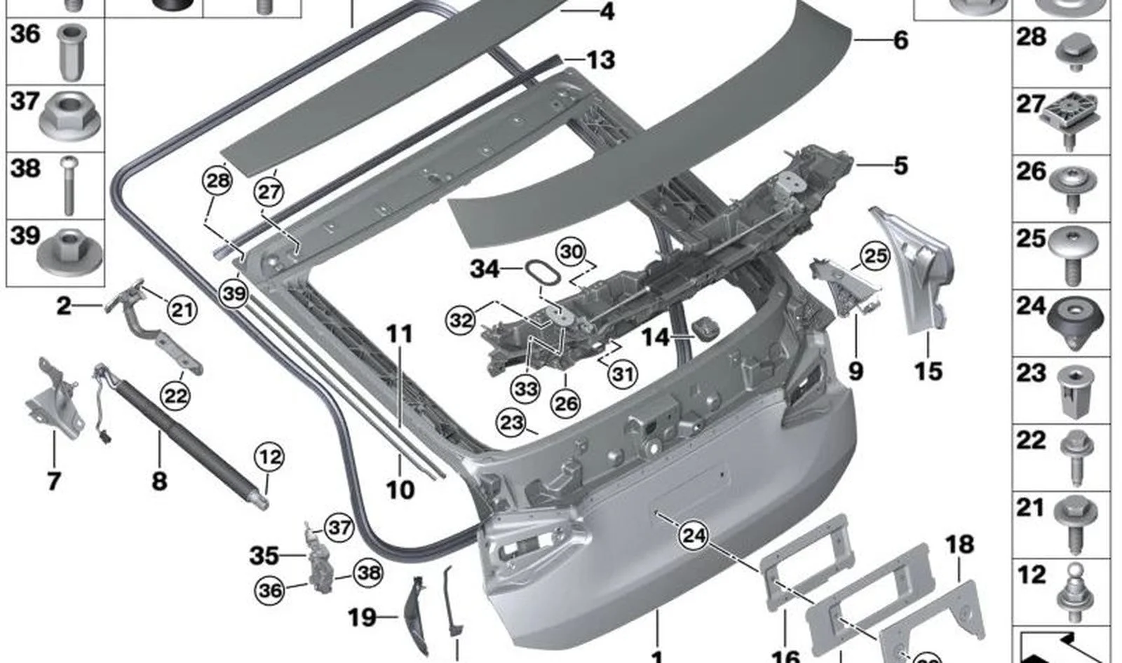 BMW E46 E81 E82 E84… Kaplama Cıvatası 07147146461