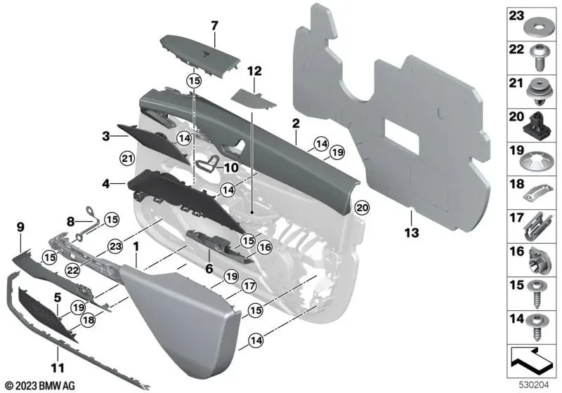 BMW E60 E61 E88 G70 Düz Başlı Cıvata 07147151805
