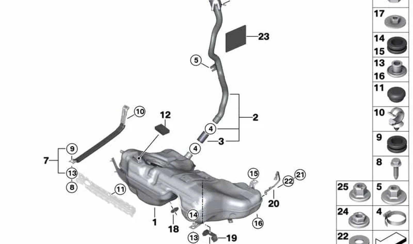 BMW F30 R55 R56 R57… Emniyet Rondelası 07147333911