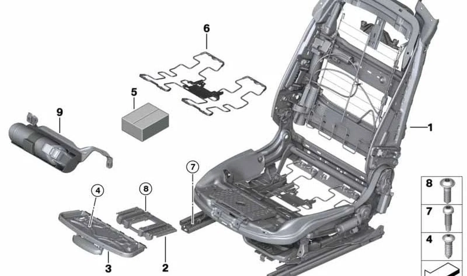 BMW 4 Serisi F33 F83 Sac Vidası ST7,2 07147446254