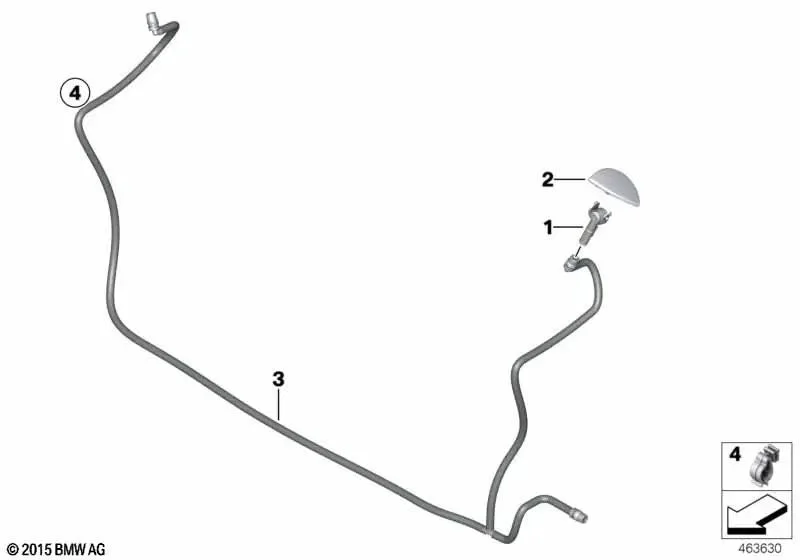 BMW E53 E60 E61 E63… Bağlantı Braketi 07147575210