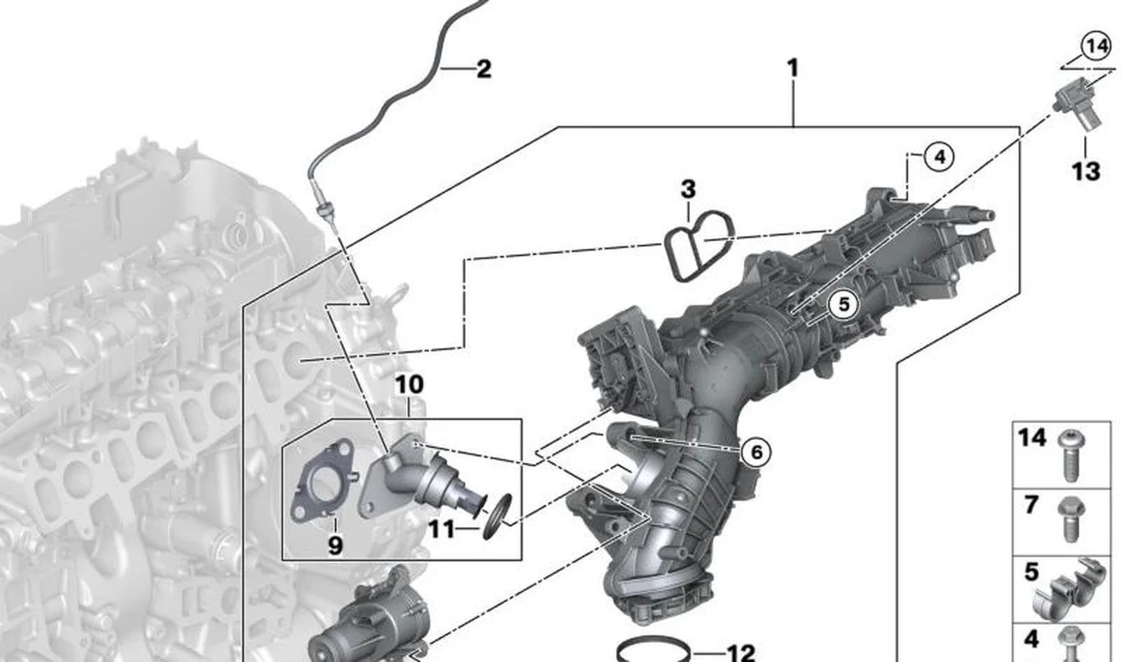 BMW F10 F11 F15 F20… M6 Sabitleme Cıvatası 07148490194