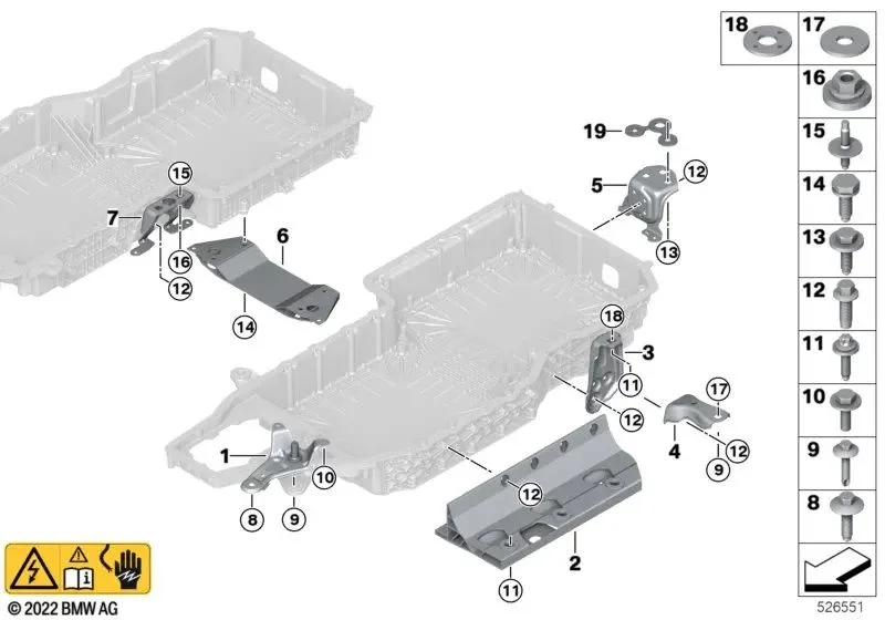 BMW X5 G05 Altıgen Somun 07148838843