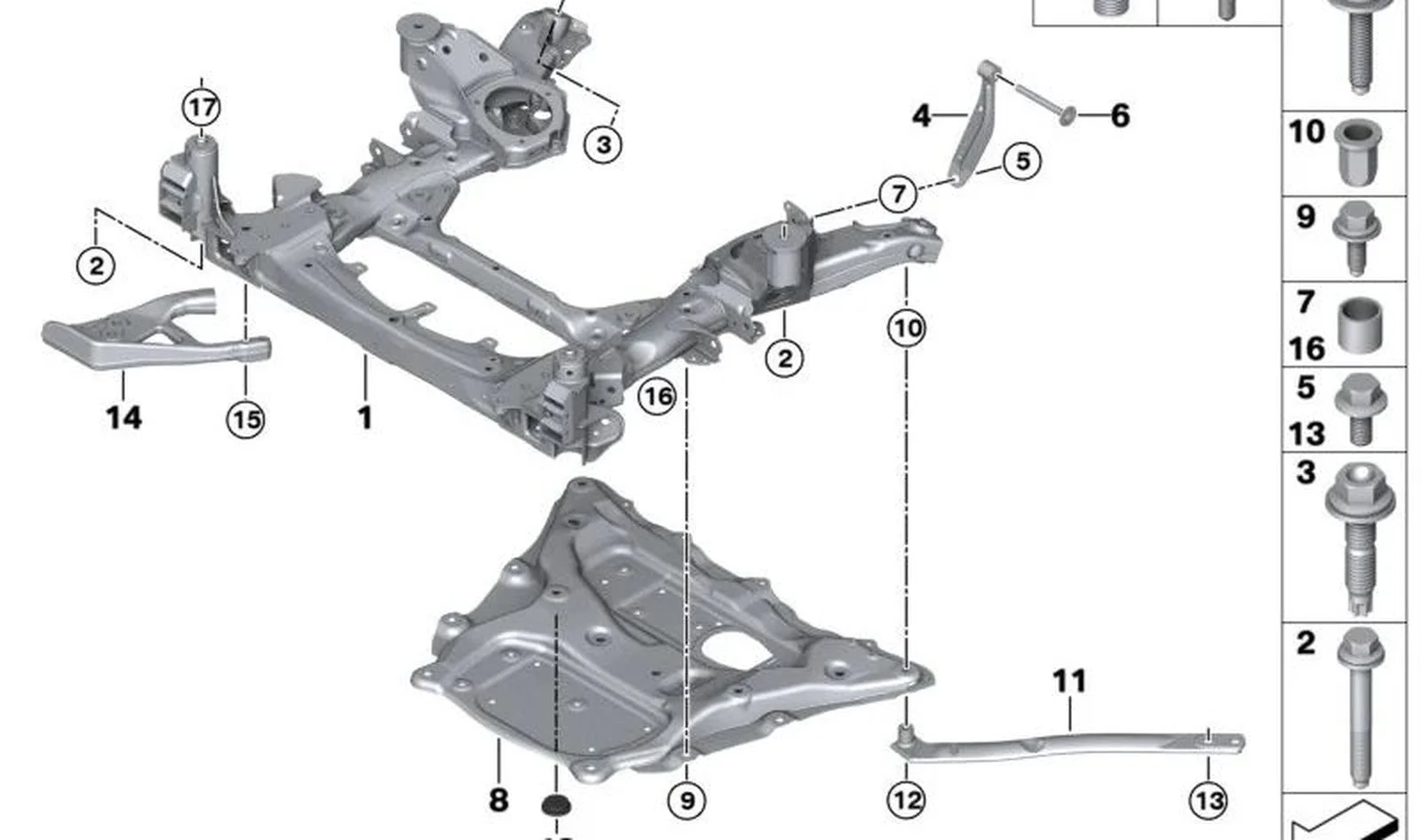 BMW E30 E31 E32 E34… Geniş Uyumlu Kombine Cıvata 07148838952