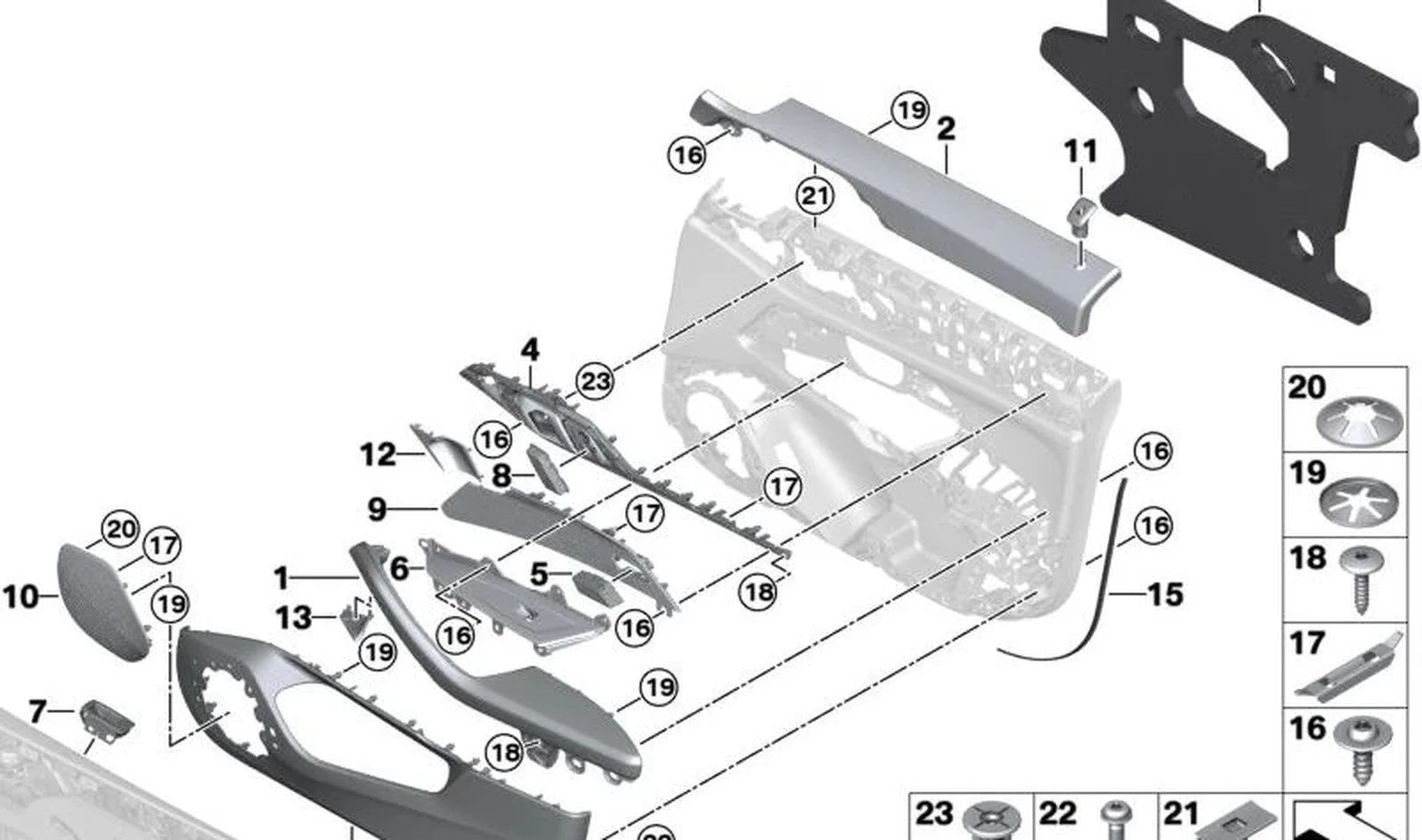 BMW F91 F92 F93 G14… Genişleyen Montaj Somunu 07148842197