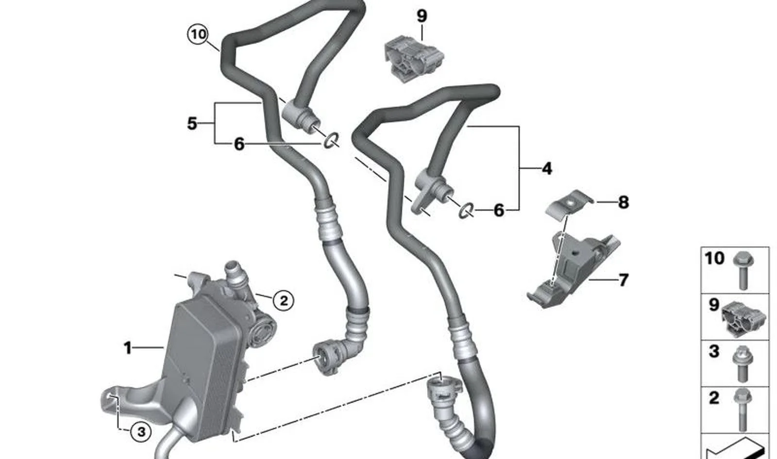 BMW G05 G06 G07 G20… O-Ring Conta 07148851323