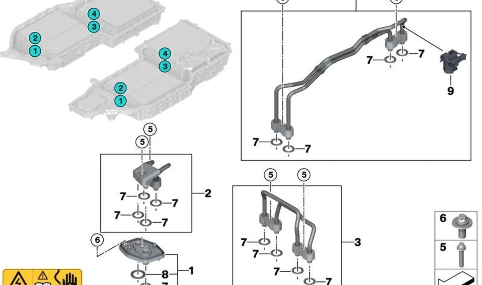 BMW G01 G05 G20 G21… Torx Başlı Cıvata 07148860772