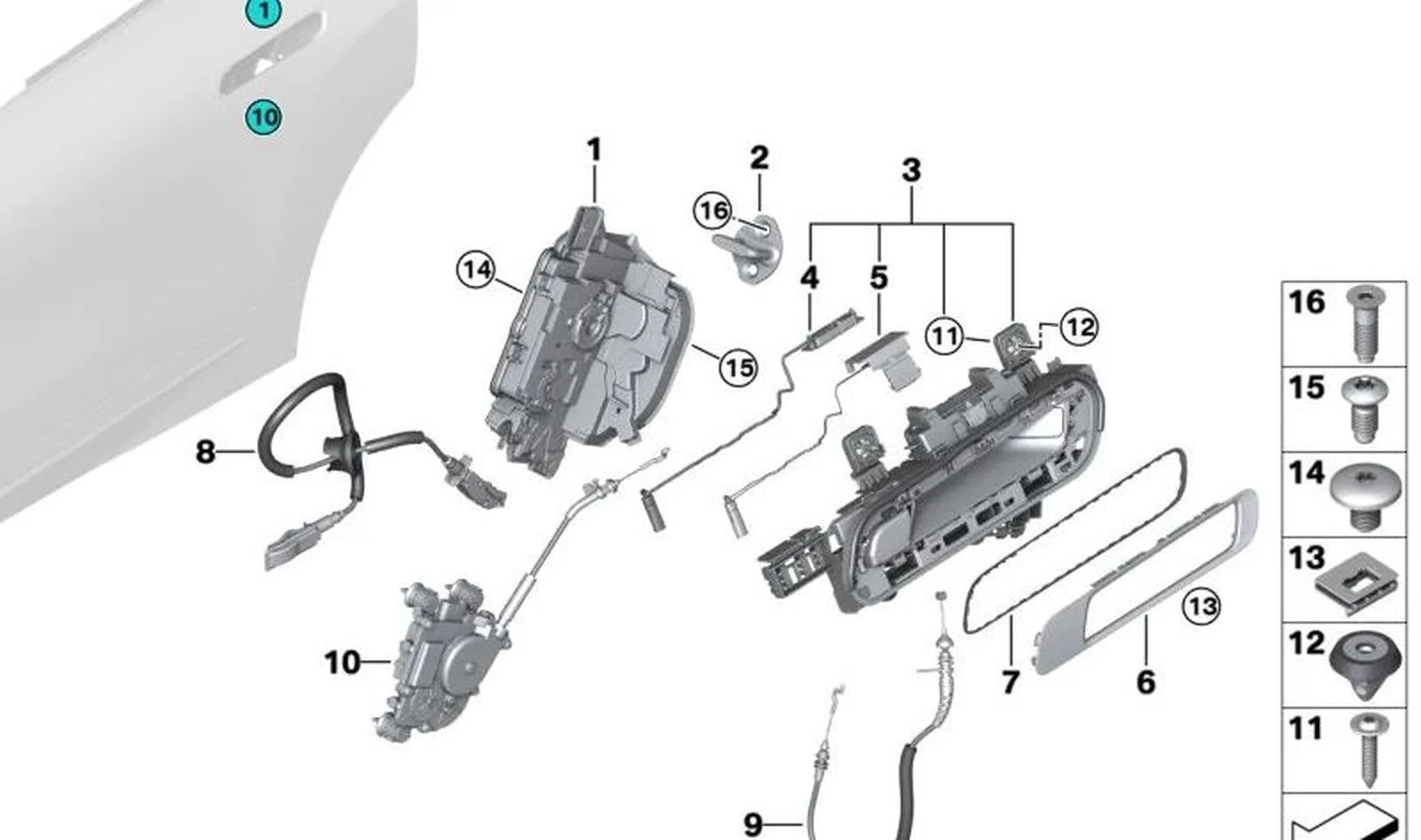 BMW E46 E53 E70 E71… Havşa Başlı Cıvata 07148862680