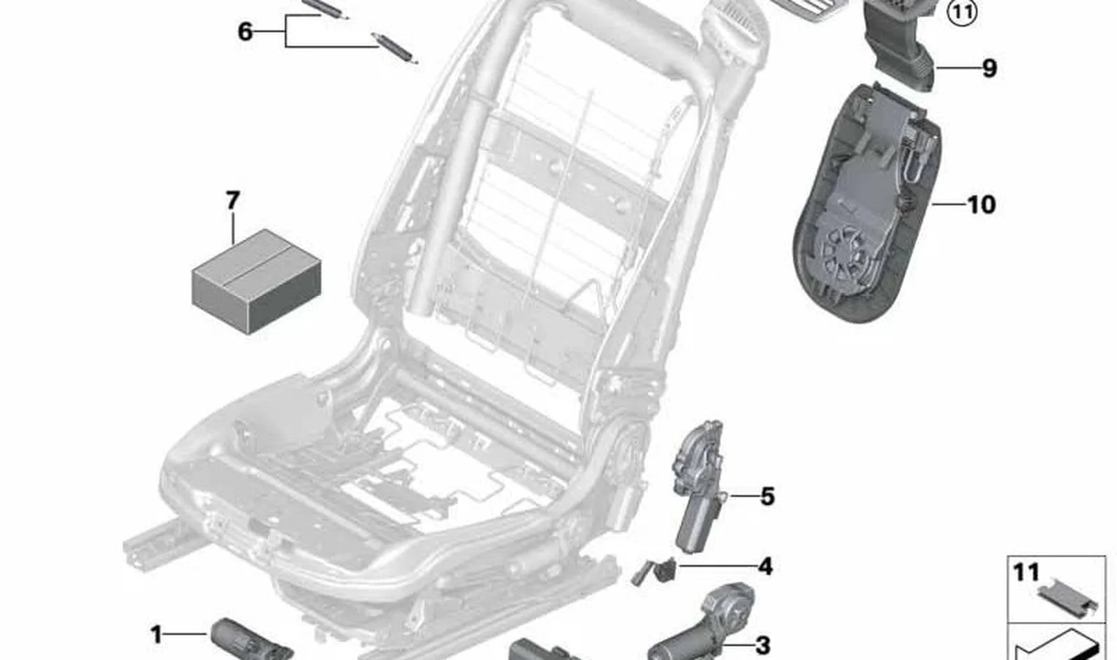 BMW 4 Serisi F33 F83 Sabitleme Klipsi 07149111308