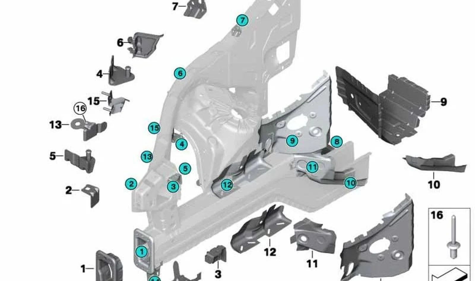 BMW E70 E71 E72 F15… Kör Perçin 07149144282