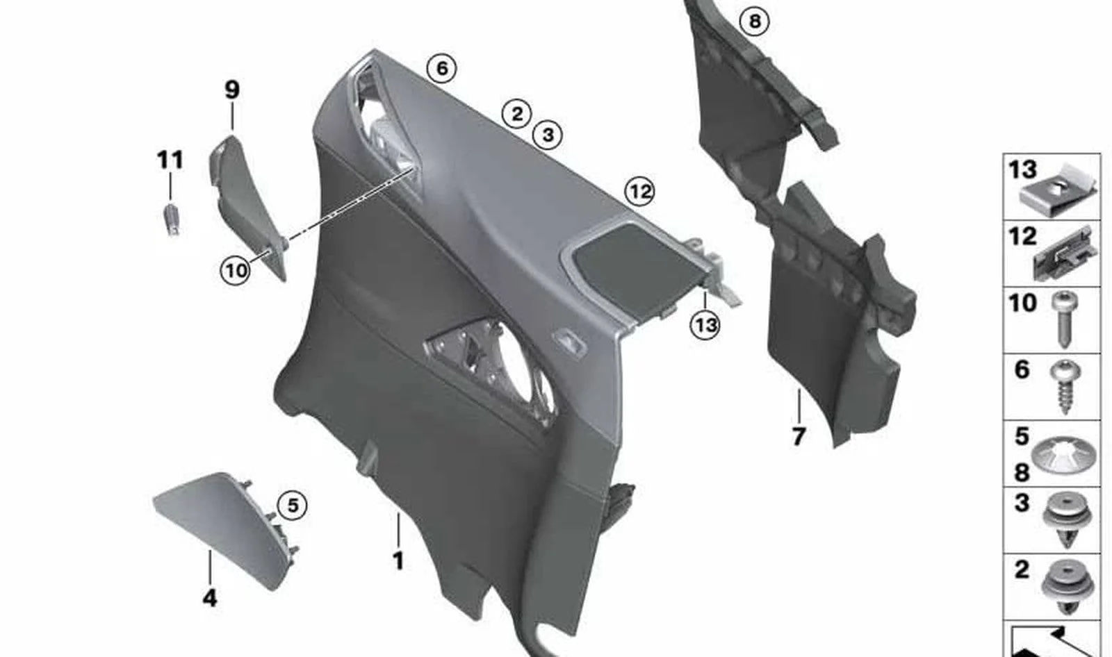 BMW F91 F92 G14 G15… Yaylı Somun 07149889983