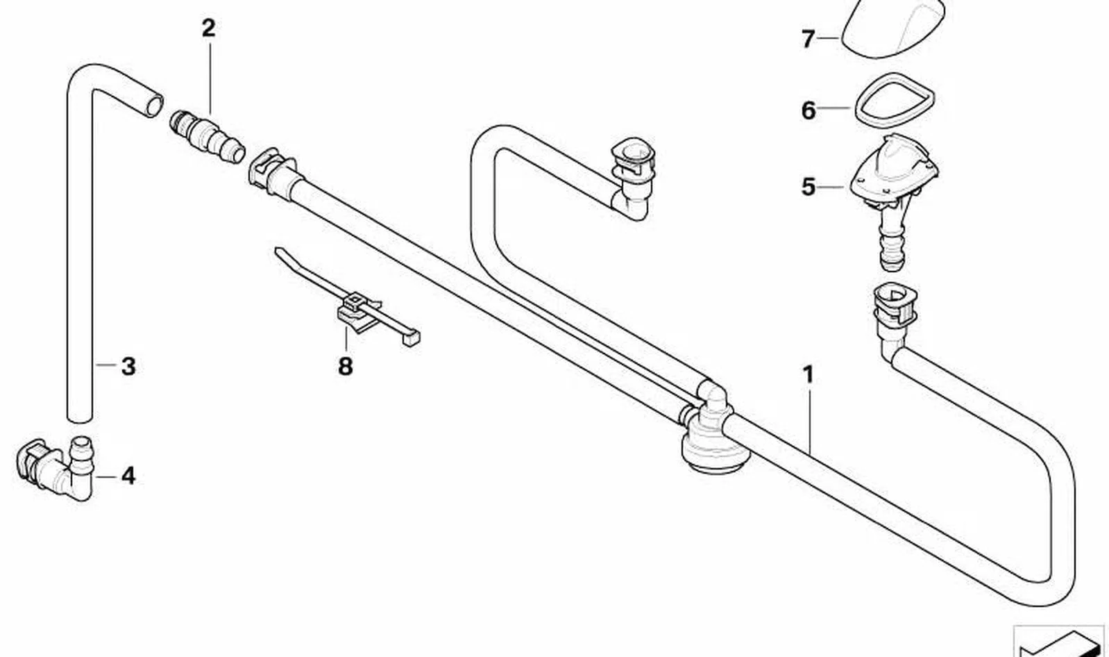 BMW 1 Serisi E81 E87 Far Fiskiye Memesi Sol 61677179465