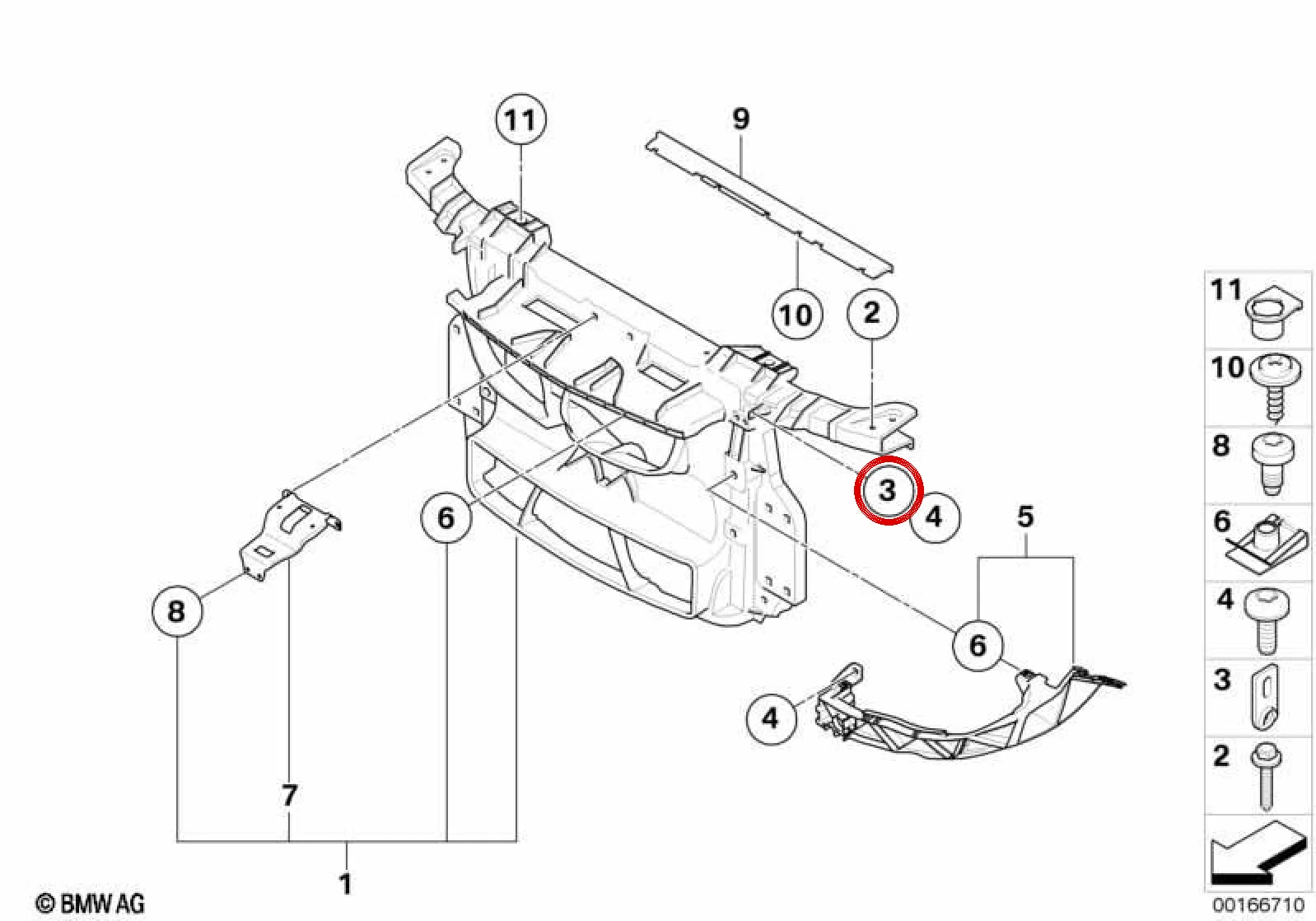 BMW 1 Serisi E87 Far Braket Ayağı 51647123406