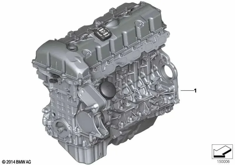 BMW 5 Serisi F10 F11 Yedek Motor Ünitesi 11002210365