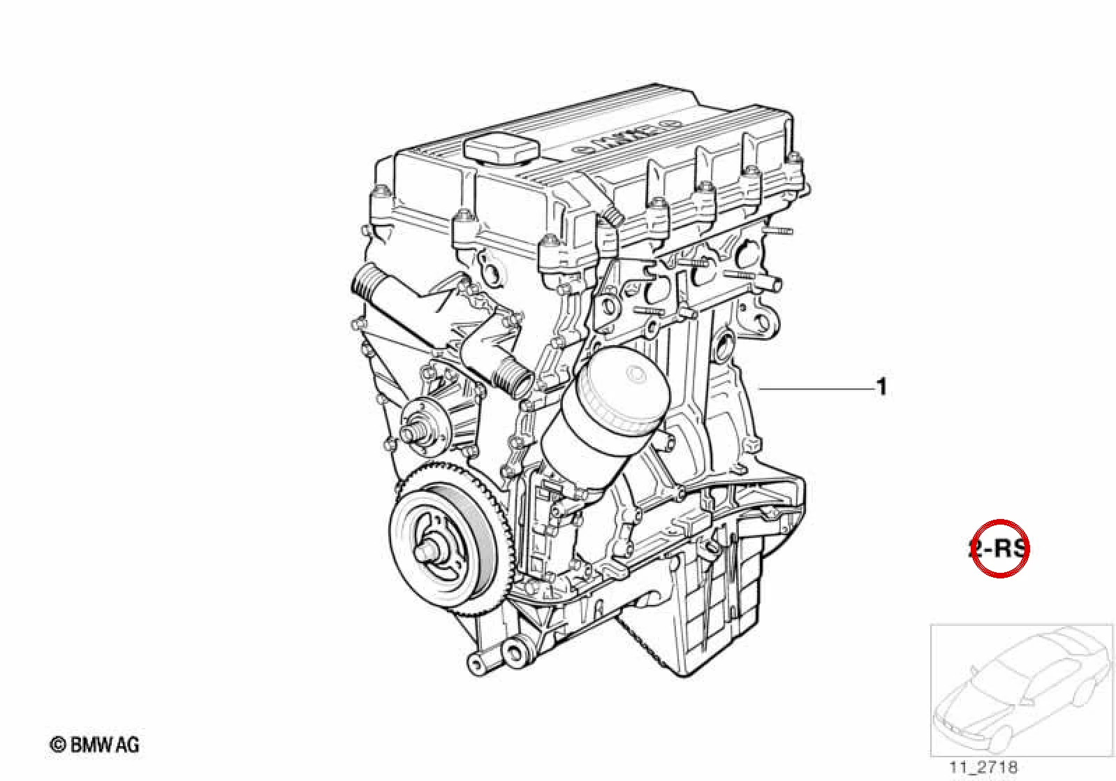 BMW 3 Serisi E36 Motor Braketi Ve Cıvata Takımı 11009070614