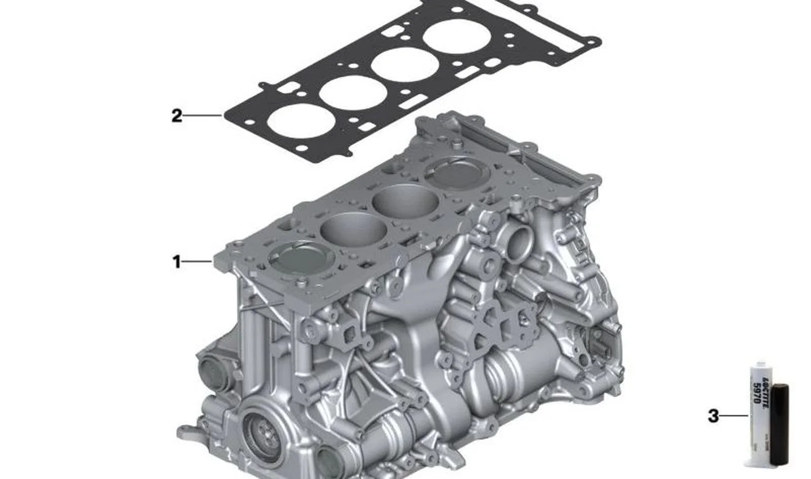 BMW G01 G20 G21 G30… Kısa Motor Tabanı 11111025342