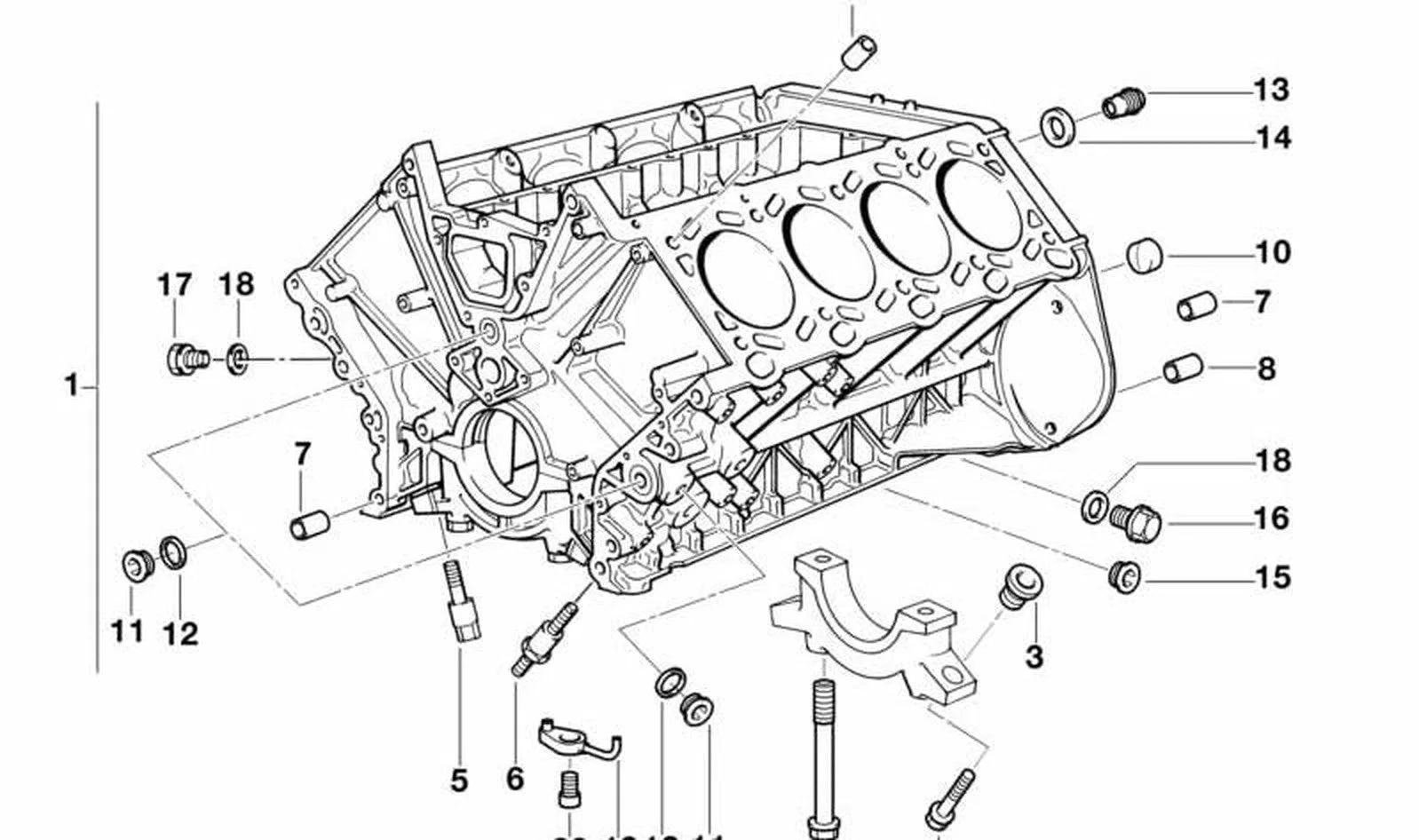 BMW E31 E32 E34 E38… Mesafe Parçası 11111747403