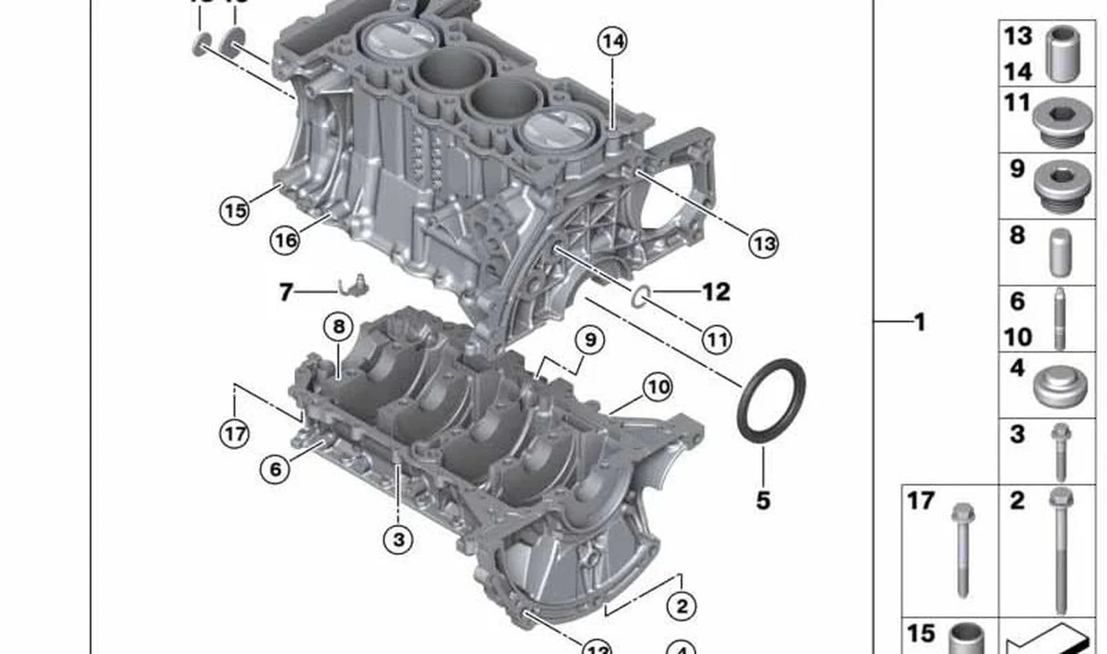 BMW F20 F21 F30 F31… Dişli Pim Cıvatası 11117630213