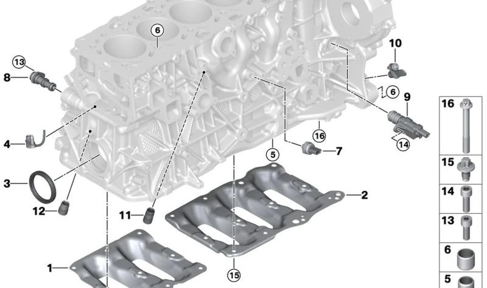 BMW G01 G02 G05 G06… Gövde Takviye Sacı 11118599661