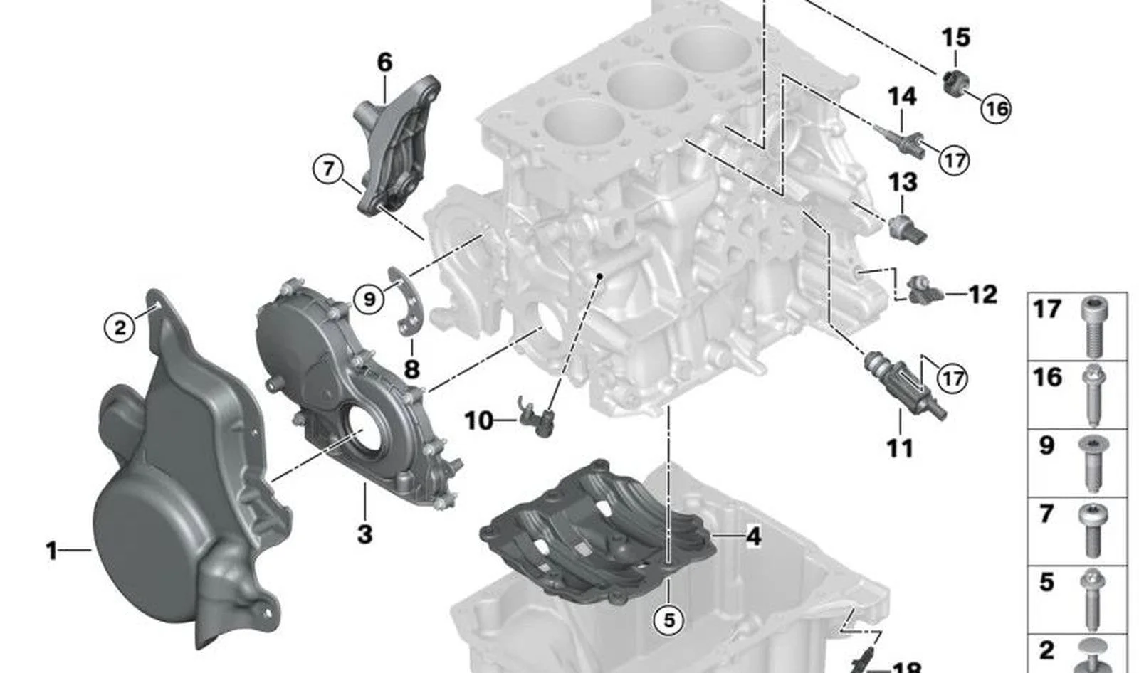 BMW F20 F21 F22 F23… Motor Yatağı Taşıyıcısı 11118611742