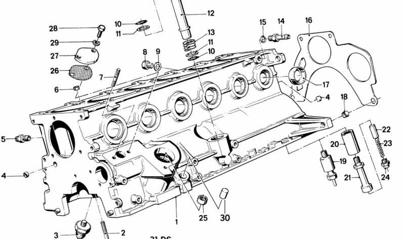 BMW E21 E28 E30 Silindir Kapak Contası 11121255305